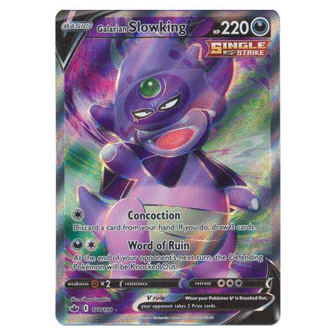 Galarian Slowking V : CHILLING REIGN - 178/198