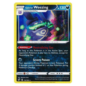 Galarian Weezing : REBEL CLASH (Holo) - 113/192