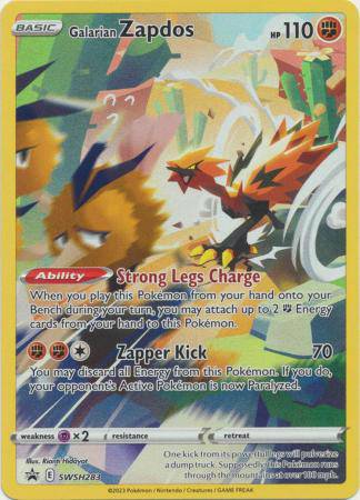 Galarian Zapdos : PROMO - SWSH283 - Lockett Labs UK