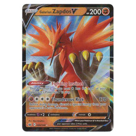 Galarian Zapdos V : CHILLING REIGN - 080/198