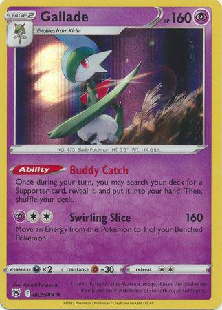 Gallade : ASTRAL RADIANCE (Holo) - 062/189 - Lockett Labs UK