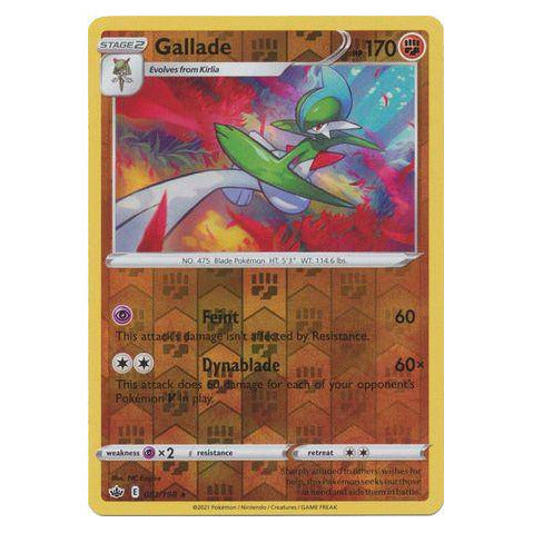 Gallade : CHILLING REIGN (Reverse holo) - 081/198
