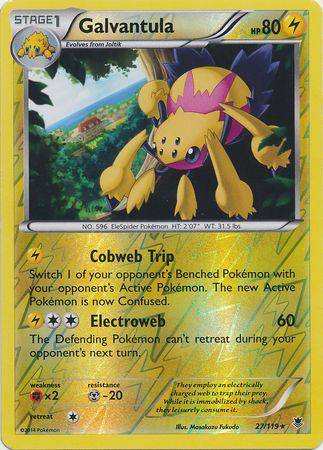 Galvantula : PHANTOM FORCES (Reverse holo) - 27/119 - Lockett Labs UK