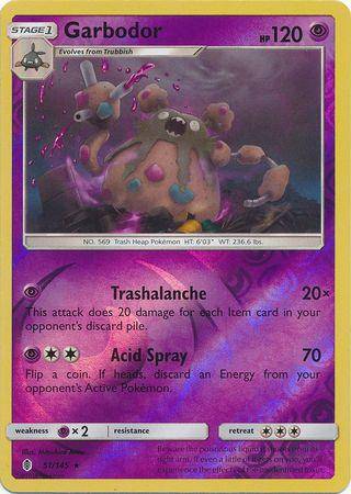 Garbodor : GUARDIANS RISING (Reverse holo) - 51/145 - Lockett Labs UK