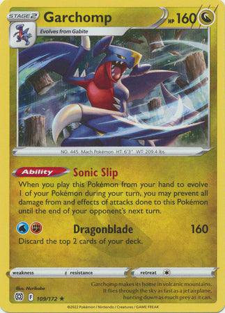 Garchomp : BRILLIANT STARS (Holo) - 109/172