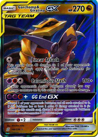 Garchomp & Giratina GX : UNIFIED MINDS - 146/236 - Lockett Labs UK