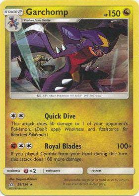 Garchomp : ULTRA PRISM - 99/156 - Lockett Labs UK