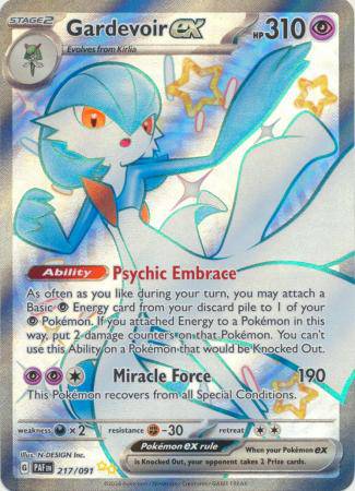 Gardevoir ex : PALDEAN FATES - 217/091 - Lockett Labs UK