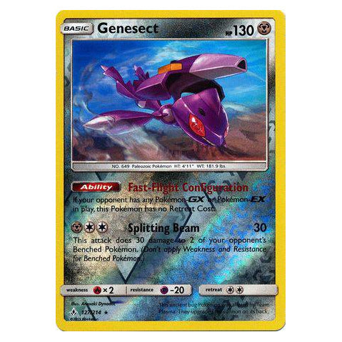 Genesect : UNBROKEN BONDS (Reverse holo) - 127/214