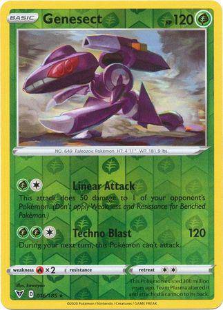 Genesect : VIVID VOLTAGE (Reverse holo) - 016/185