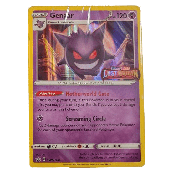 Gengar : LOST ORIGIN PROMO PRE-RELEASE BUNDLE (Sealed) (Holo) - SWSH241