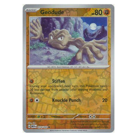 Geodude : 151 (Reverse holo) - 074/165