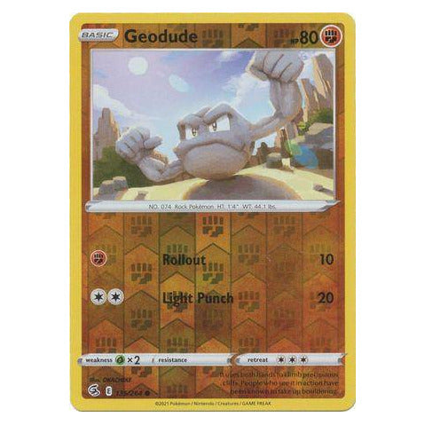 Geodude : FUSION STRIKE (Reverse holo) - 135/264