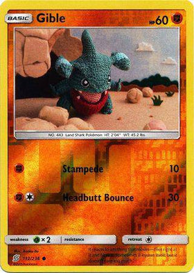 Gible : UNIFIED MINDS (Reverse holo) - 112/236