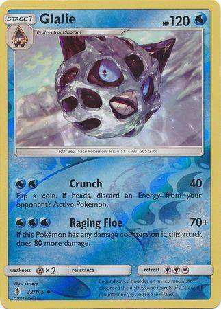 Glalie : GUARDIANS RISING (Reverse holo) - 32/145 - Lockett Labs UK