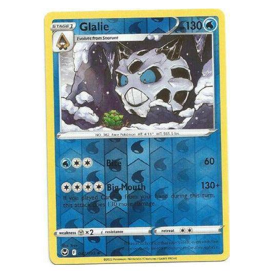 Glalie : SILVER TEMPEST (Reverse holo) - 042/195