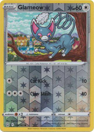 Glameow : BATTLE STYLES (Reverse holo) - 115/163