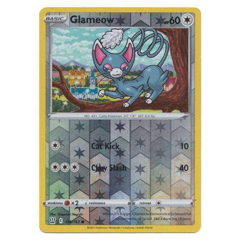 Glameow : BATTLE STYLES (Reverse holo) - 115/163