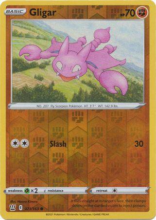 Gligar : BATTLE STYLES (Reverse holo) - 071/163