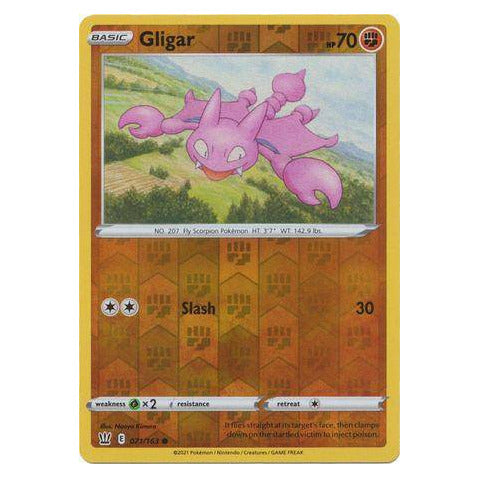 Gligar : BATTLE STYLES (Reverse holo) - 071/163