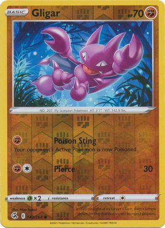 Gligar : FUSION STRIKE (Reverse holo) - 140/264 - Lockett Labs UK