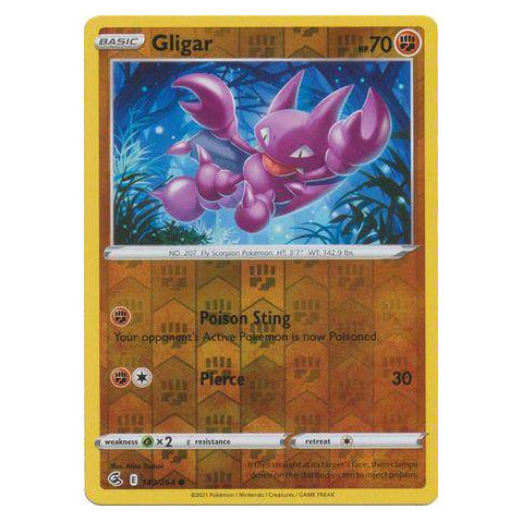 Gligar : FUSION STRIKE (Reverse holo) - 140/264