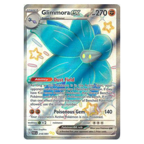 Glimmora ex : PALDEAN FATES - 218/091
