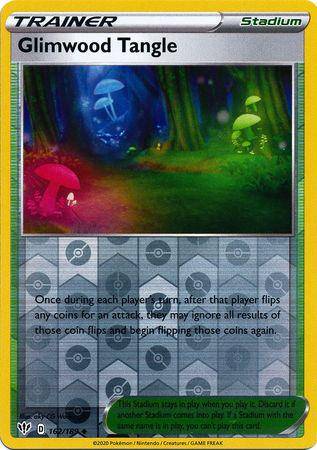 Glimwood Tangle : DARKNESS ABLAZE (Reverse holo) - 162/189 - Lockett Labs UK