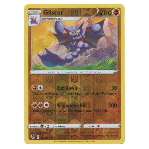 Gliscor : FUSION STRIKE (Reverse holo) - 141/264