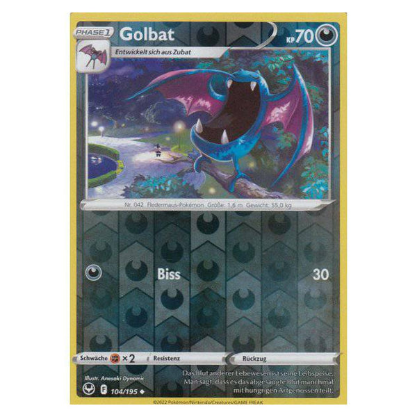 Golbat : SILVER TEMPEST (Reverse holo) - 104/195