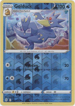 Golduck : EVOLVING SKIES (Reverse holo) - 025/203 - Lockett Labs UK
