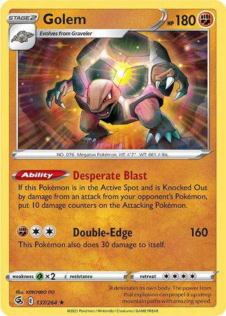 Golem : FUSION STRIKE - 137/264 - Lockett Labs UK