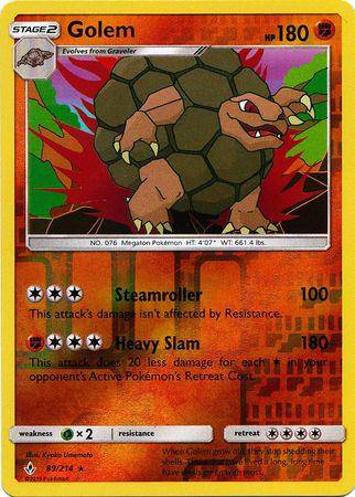 Golem : UNBROKEN BONDS (Reverse holo) - 89/214 - Lockett Labs UK