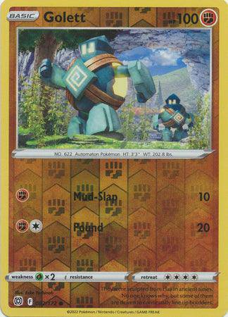 Golett : BRILLIANT STARS (Reverse holo) - 082/172 - Lockett Labs UK