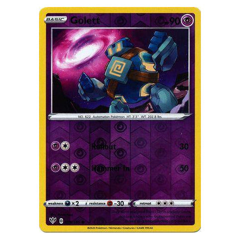Golett : DARKNESS ABLAZE (Reverse holo) - 076/189