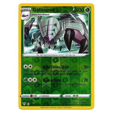 Golisopod : DARKNESS ABLAZE (Reverse holo) - 018/189