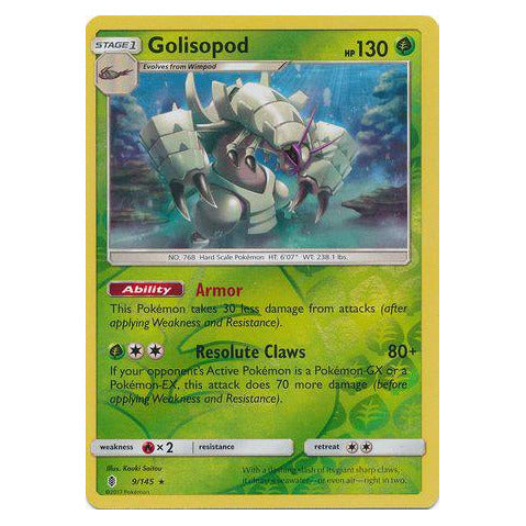 Golisopod : GUARDIANS RISING (Reverse holo) - 9/145