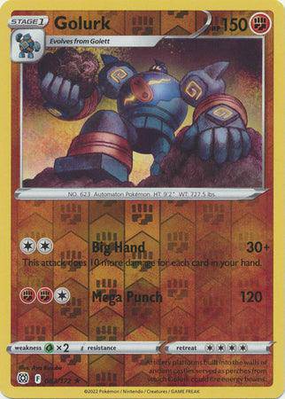 Golurk : BRILLIANT STARS (Reverse holo) - 083/172 - Lockett Labs UK