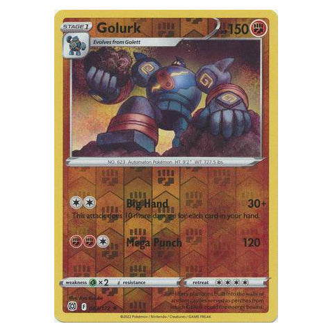 Golurk : BRILLIANT STARS (Reverse holo) - 083/172