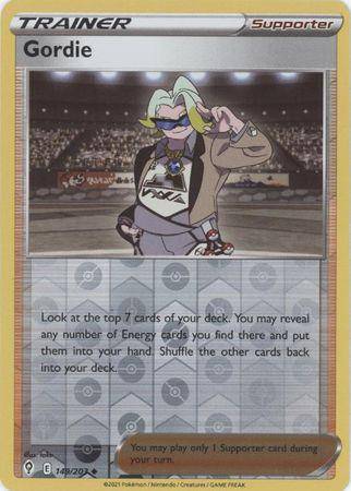 Gordie : EVOLVING SKIES (Reverse holo) - 149/203 - Lockett Labs UK