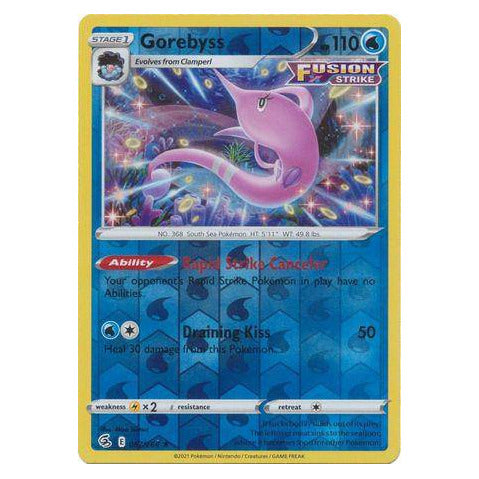 Gorebyss : FUSION STRIKE (Reverse holo) - 067/264