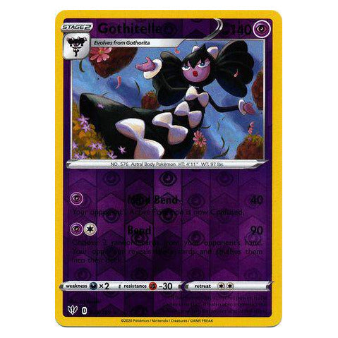 Gothitelle : DARKNESS ABLAZE (Reverse holo) - 075/189