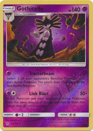 Gothitelle : GUARDIANS RISING (Reverse holo) - 54/145 - Lockett Labs UK