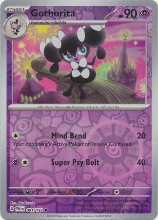 Gothorita : PALDEA EVOLVED (Reverse holo) - 091/193 - Lockett Labs UK