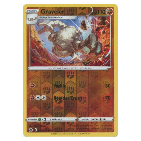 Graveler : CROWN ZENITH (Reverse holo) - 068/159