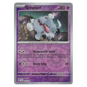 Greavard : SCARLET & VIOLET BASE (Reverse holo) - 105/198