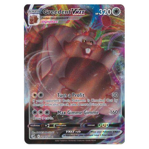 Greedent VMAX : FUSION STRIKE - 218/264
