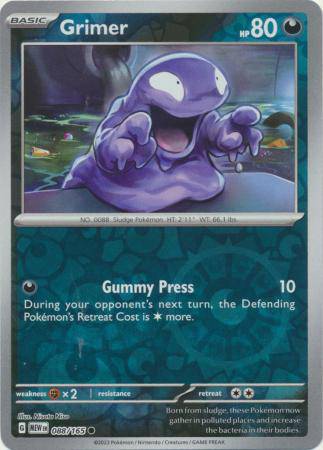 Grimer : 151 (Reverse holo) - 088/165