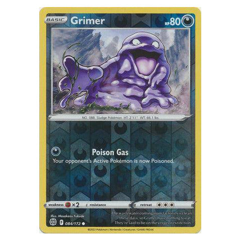 Grimer : BRILLIANT STARS (Reverse holo) - 084/172