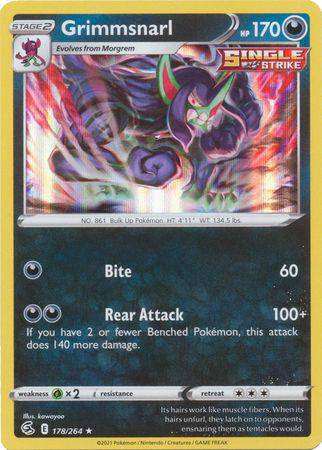 Grimmsnarl : FUSION STRIKE (Holo) - 178/264 - Lockett Labs UK
